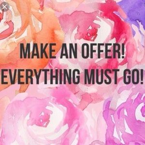 🎉🎉everything must go!!🎉🎉